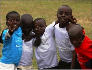 Young_Kids_Posing_At_Camp