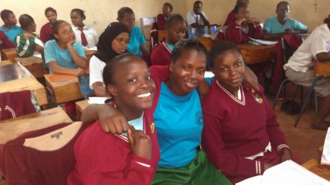FoNR girls in class at St.Tito